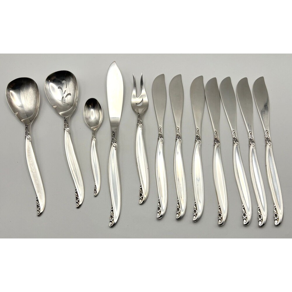 1847 ROGERS BROS IS  (International Silver) Leilani 12 Pc. Set Variety